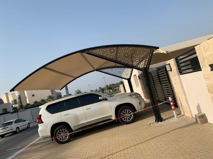 مظلات سيارات قماش خارجية الرياض
