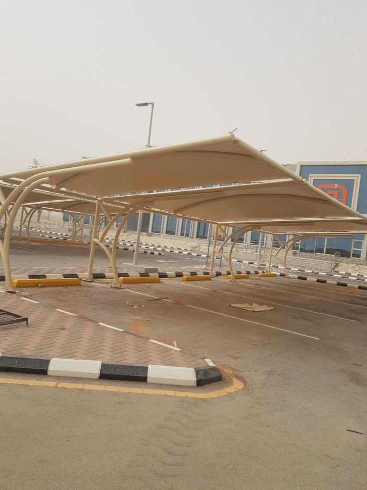 تركيب مظلات سيارات قماش الرياض