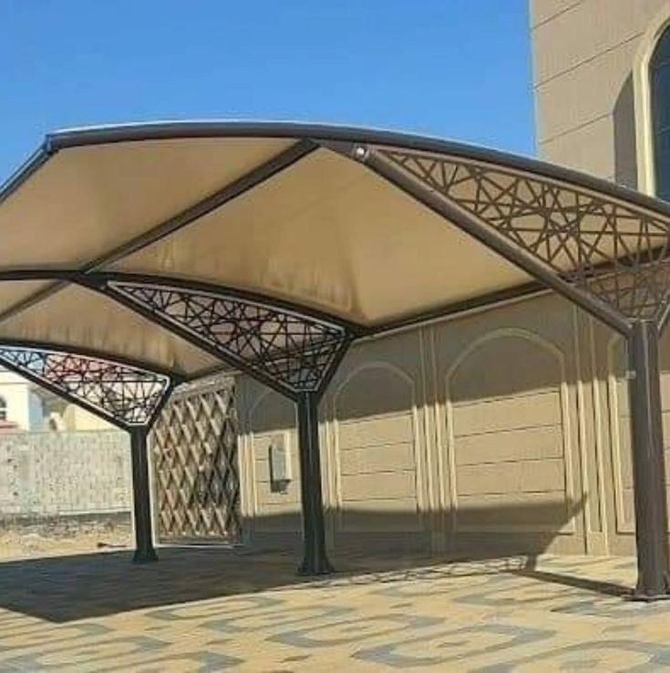  مظلات مواقف سيارات حي حطين الرياض