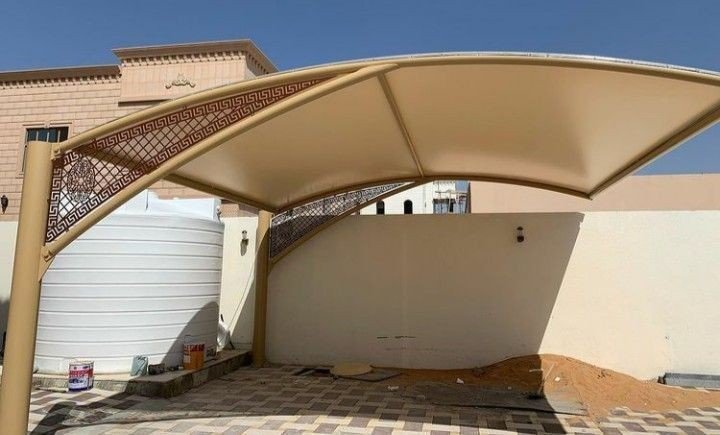 مظلات سيارات قماش للمنازل والفلل الرياض