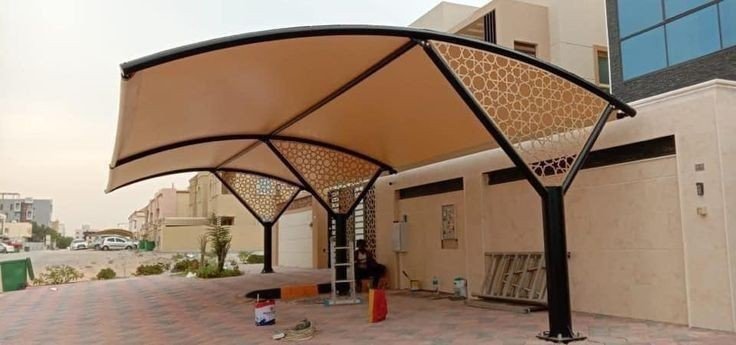 مظلات سيارات قماش كوري